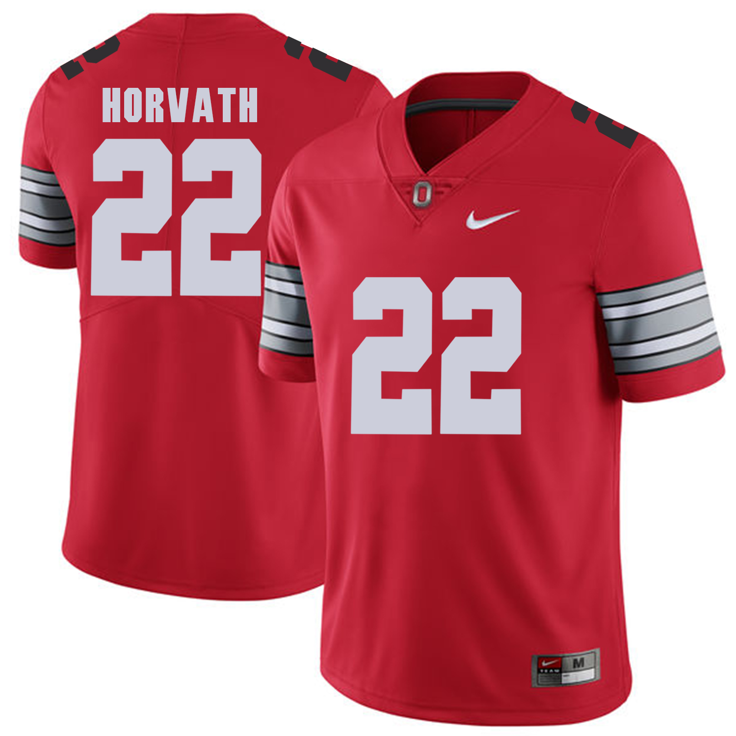 Men Ohio State #22 Horvath Red Customized NCAA Jerseys->customized ncaa jersey->Custom Jersey